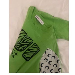 Marine Serre one of one patchwork t-shirt